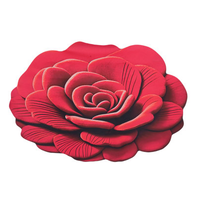 Tapis de sol en peluche à motif floral 3D réaliste, antidérapant, absorbant et confortable pour la chambre à coucher 03