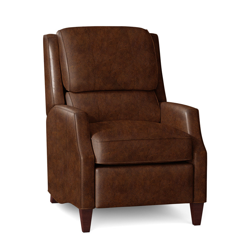 Mauney Recliner, Cobblestone, Manual, Empyrean Tweed Genuine Leather