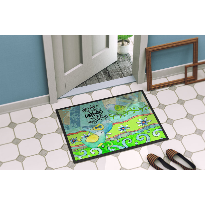 Wagram Non-Slip Outdoor Doormat, Rectangle 2' x 3'