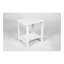 Ensemble de chaises berçantes toutes saisons avec table d'appoint, ensemble de chaises berçantes 3 pièces à texture de bois (comprend 2 chaises berçantes et 1 table)-1852171043