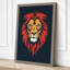 Lion's Crown Modern - Wrapped Canvas-942567582-942567590