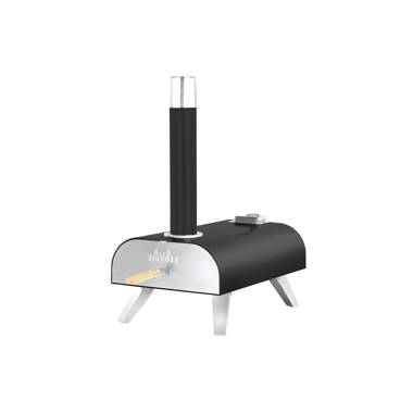 Outsunny Outdoor Pizza Oven Grill with Thermometer for Garden