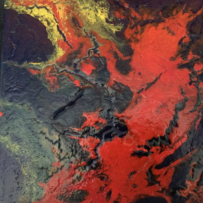 Rise " Rise 1 " by Rhona LK Schonwald Painting Print
