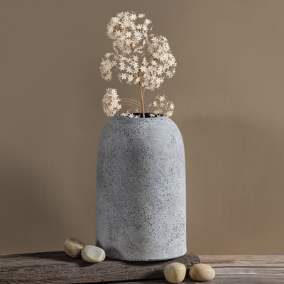 Antique Iron Gray Vase