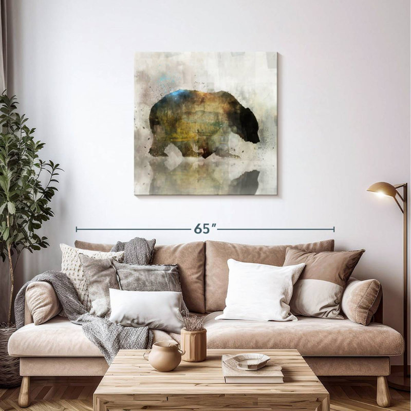 Brampt Journey Bear, 36" H x 36" W