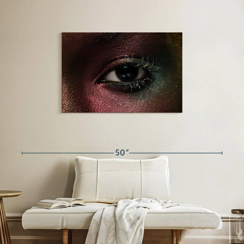 Shuttleworth Dramatic Eye Makeup, 24" H x 36" W