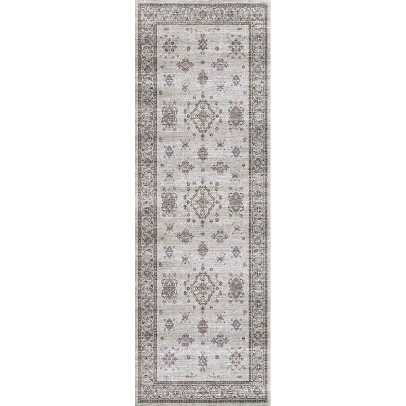 ELISE 2.6X7.6 6304-900 GREY, Runner 2'6" x 7'6"
