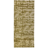 Modern One-of-a-Kind Runner 4' X 9' Hand Knotted Area Rug