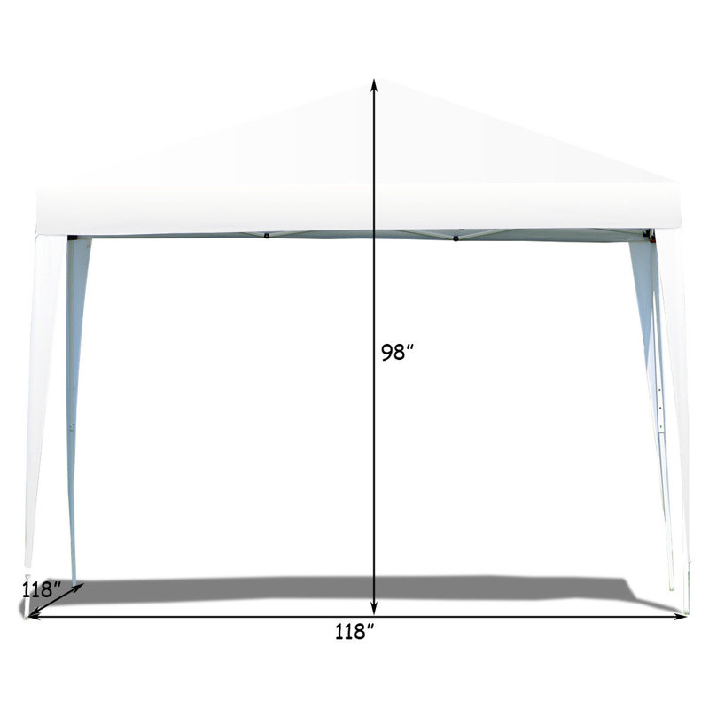 Tente pliable pour 5 personnes d’extérieur, Blanc
