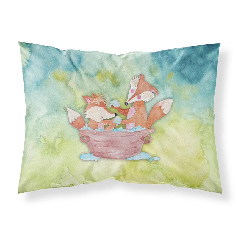 Taie d’oreiller de bain foxes