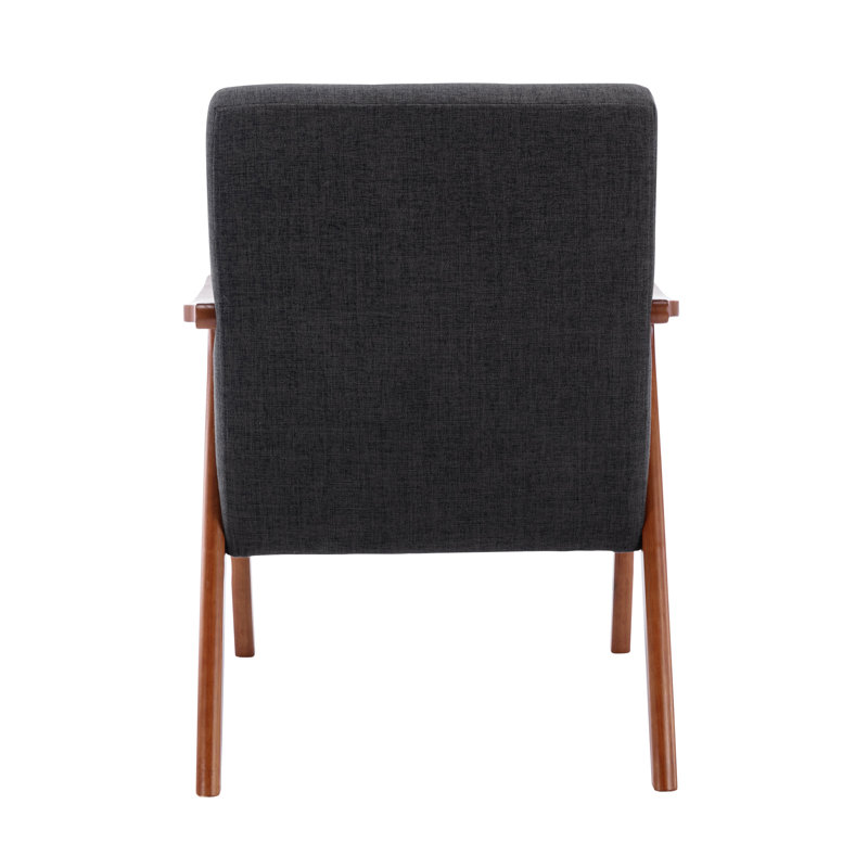 Pharell Upholstered Armchair, Dark Grey