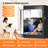 2-Person Black Home Sauna Tent with 3L Steamer, Intelligent Timer, Folding Chair