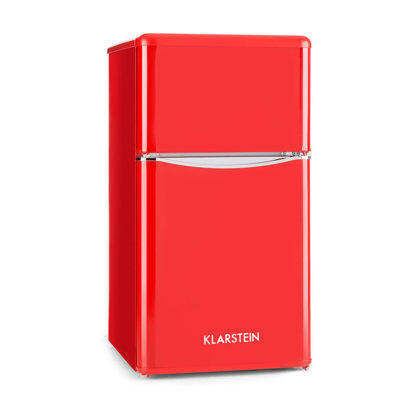 Klarstein Monroe 61m³ L Freestanding Mini Fridge, Red