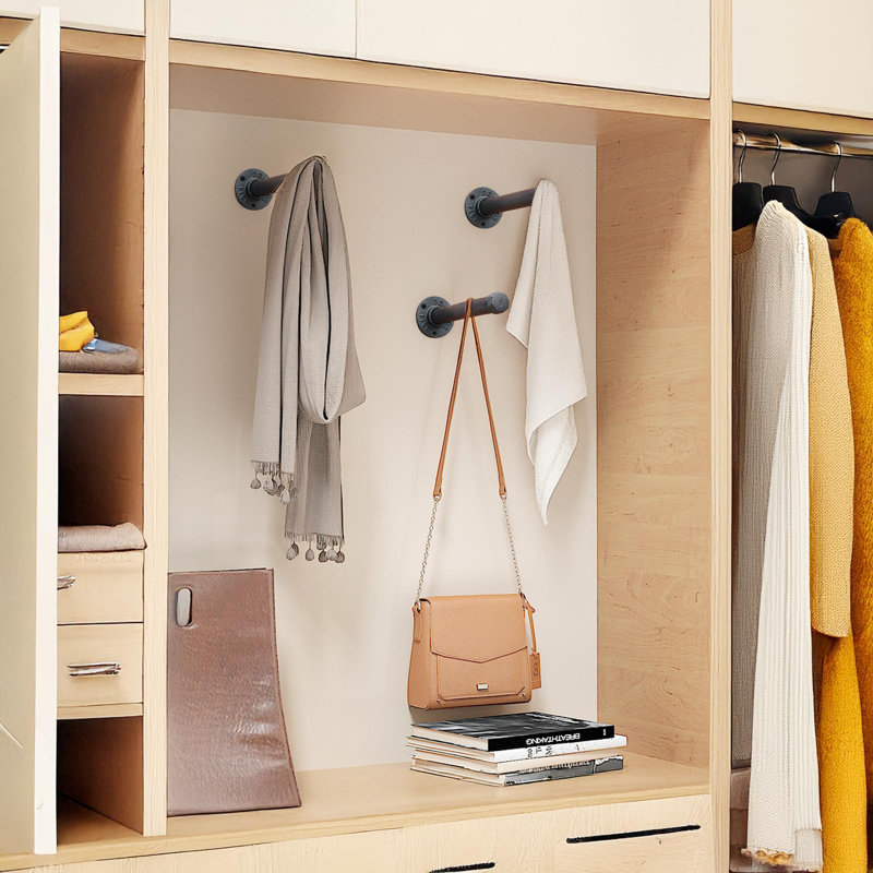 30.48cm Wall Mounted Clothes Rack