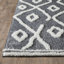 Tapis d'intérieur bleu en polyester tissé à la machine Eliot-1694156680