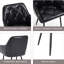Ensemble de 2 chaises de salle à manger rembourrées-1376398321