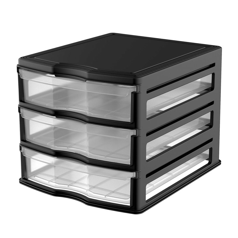 3 Drawer Stackable Drawer