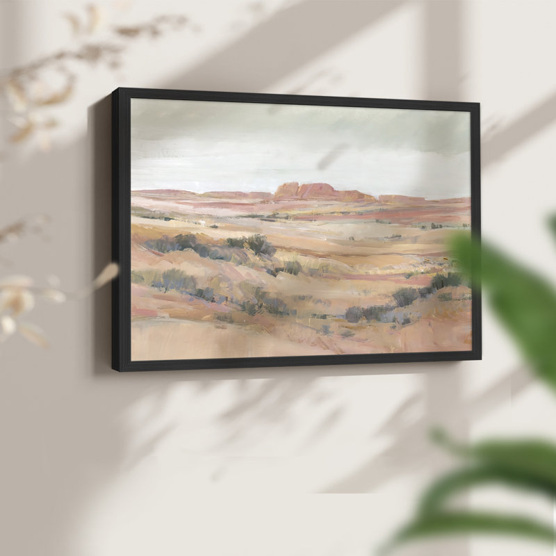 «Southwest Landscape II», reproduction encadrée, H 11 po x l 14 po, Noir, noir, noir, noir