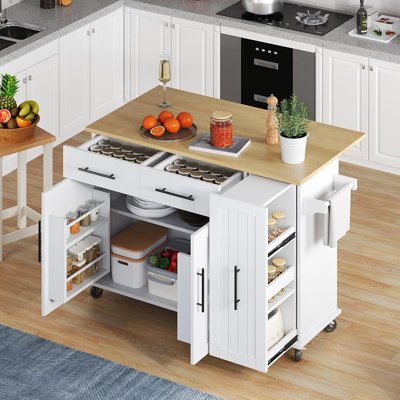 120 cm W Kitchen Island with Top