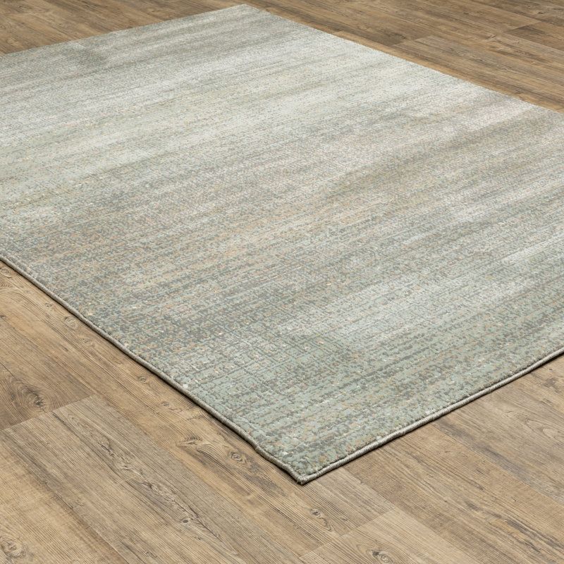 Tapis gris Abeeda, Rectangle 9 pi 10 po x 12 pi 10 po