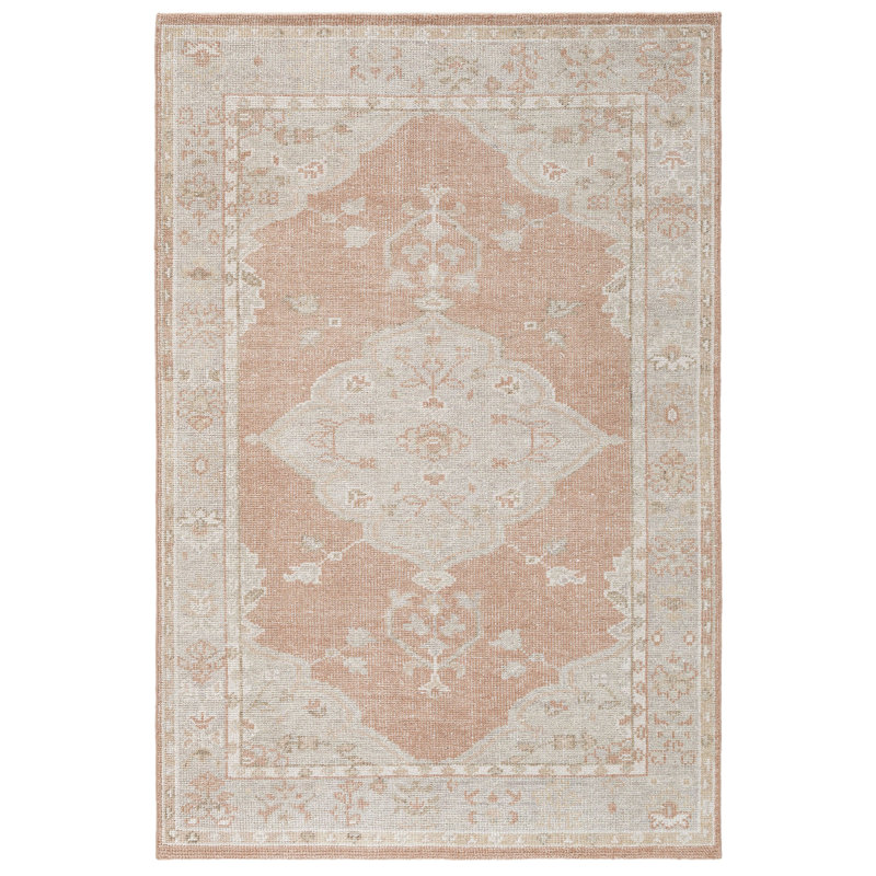 Bungalow Rose Hand Knotted Wool Ana Rug, Rectangle 8'9" x 11'9"