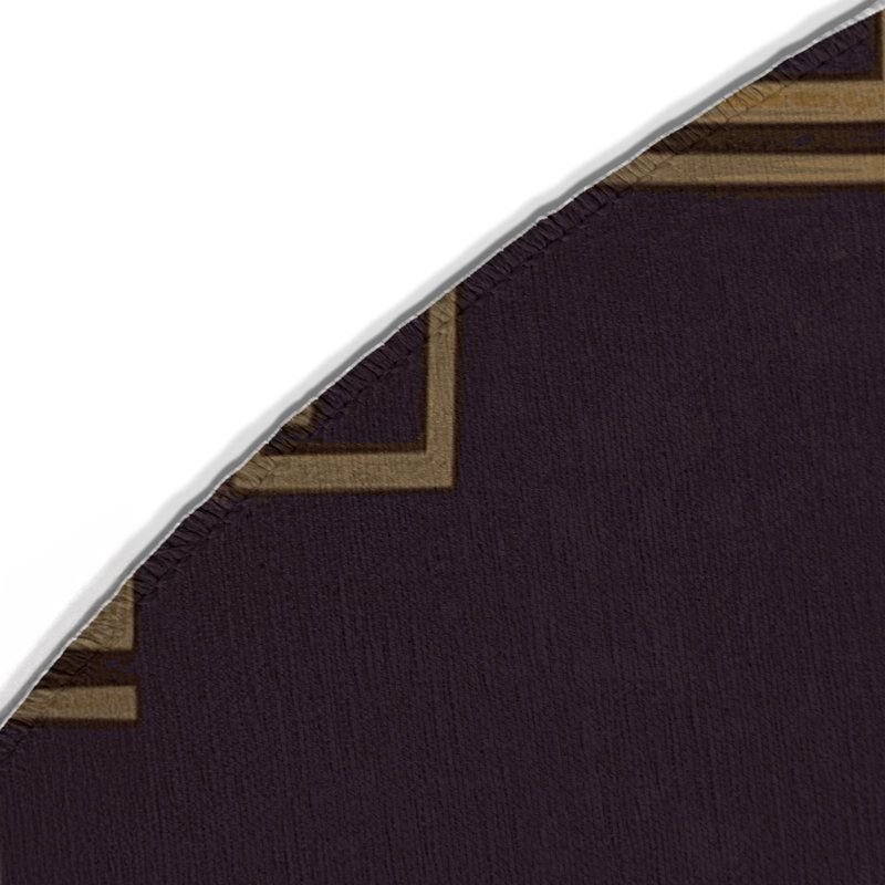 Luxe Flourish Indoor And Outdoor Area Rug, Round 5'