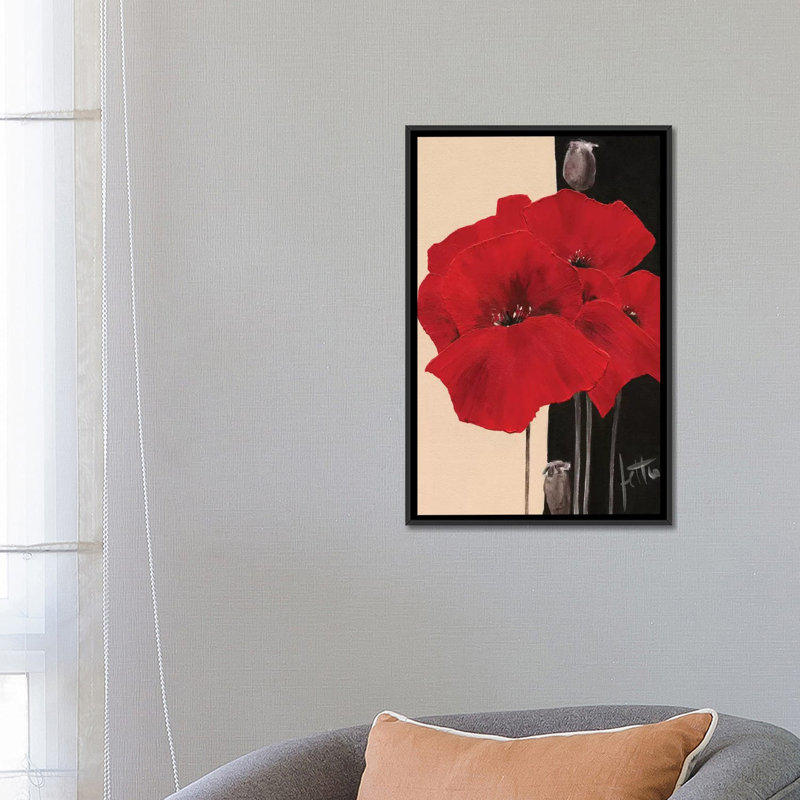 «Refined II», impression sur toile, H 26 po x l 18 po x P 1,5 po, Toile avec cadre noir, Pas de tapis