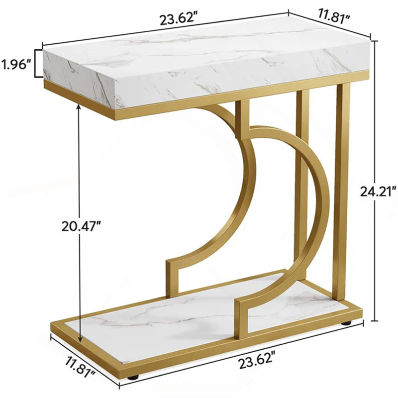 Stable Bedside Table,Compact Table,Stylish End Table