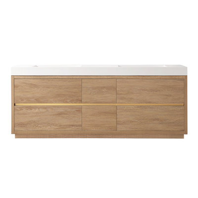 Beira 84" Double Bathroom Vanity