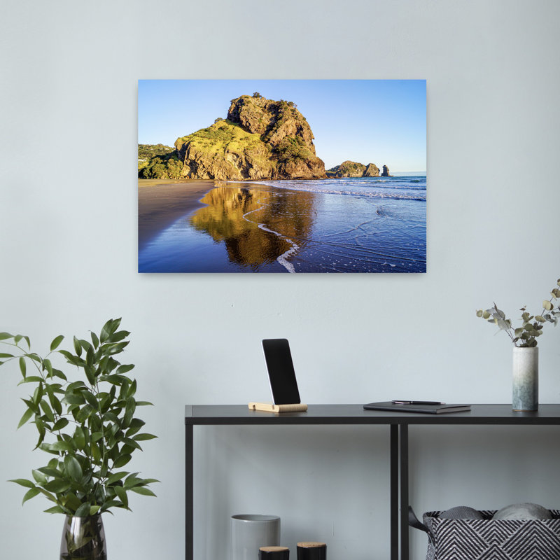 Art contemporain Art de plage contemporain, H 16 po x l 24 po