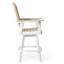 Fauteuil bar pivotant Kevin Adirondack, blanc-130679232-130679233