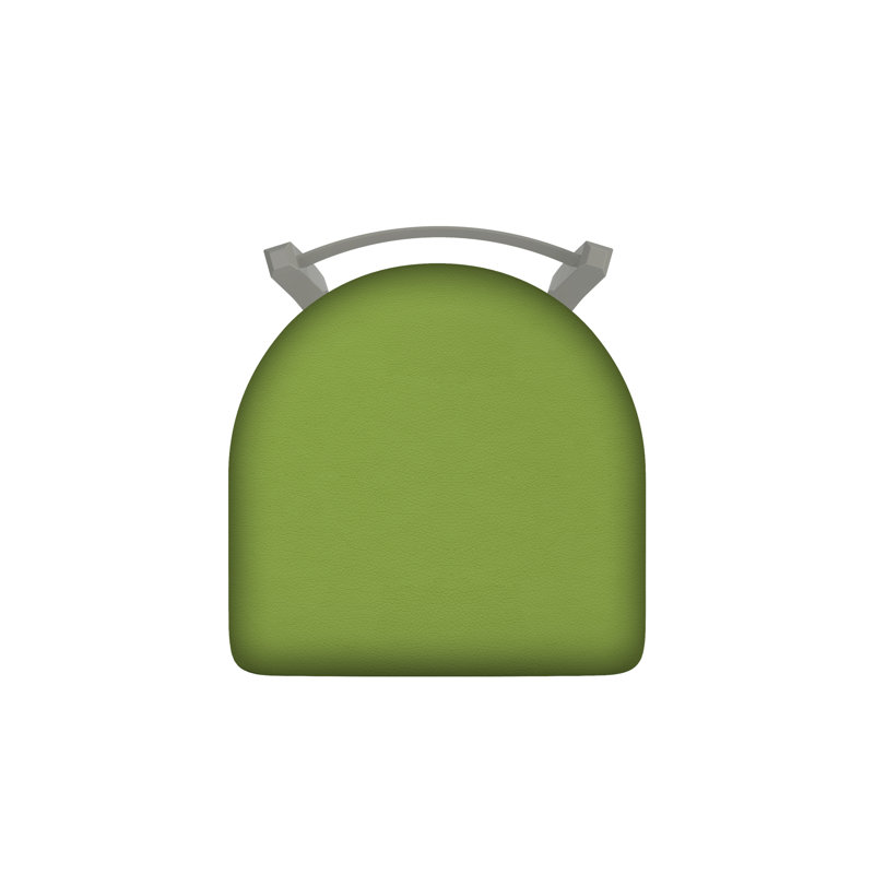 Tabouret de bar 821 Catalina, Vert kiwi Canter, Nickel anodisé, Tabouret de comptoir (assise de 25 po de hauteur)
