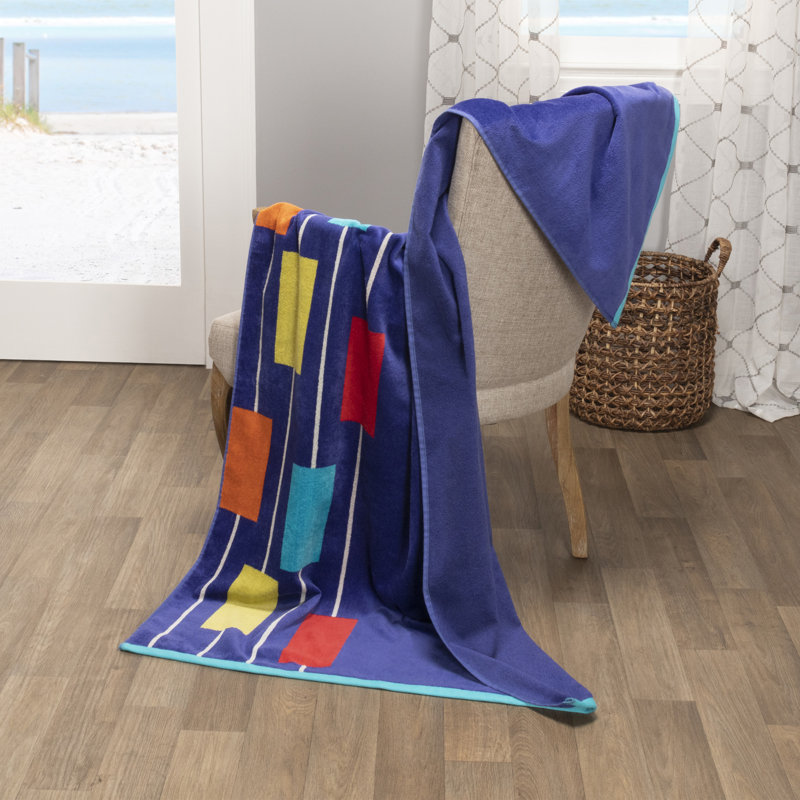 Serviette de plage surdimensionnée 100% coton Maravilla