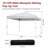 Canopy Tent with Mesh Sidewalls Waterproof Gazebo Shelter Portable Folding Tent for Camping Patio Backyard Events