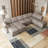 Sectional Sofa Livingroom Coner Couch With Storage Ottomans-1200585939
