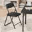 Aaraf Iron Padded Table And Folding Chair Set Folding Chair Set-1634930675