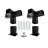 4-Way Pergola Extender Bracket Kit 4x4 Brackets
