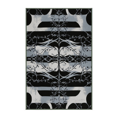 Silver Eclipse Rug