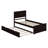 Platform Bed With Trundle Bed-456876916