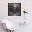 August Grove® «Rooster On Chalkboard 3» par Art Licensing Studio, art mural en métal-1915382131