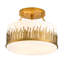 Sawgrass Semi-Flush Light In Gold-321640521