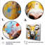 Jaune jaune, art de chèvre, art mural-573124077-573124055