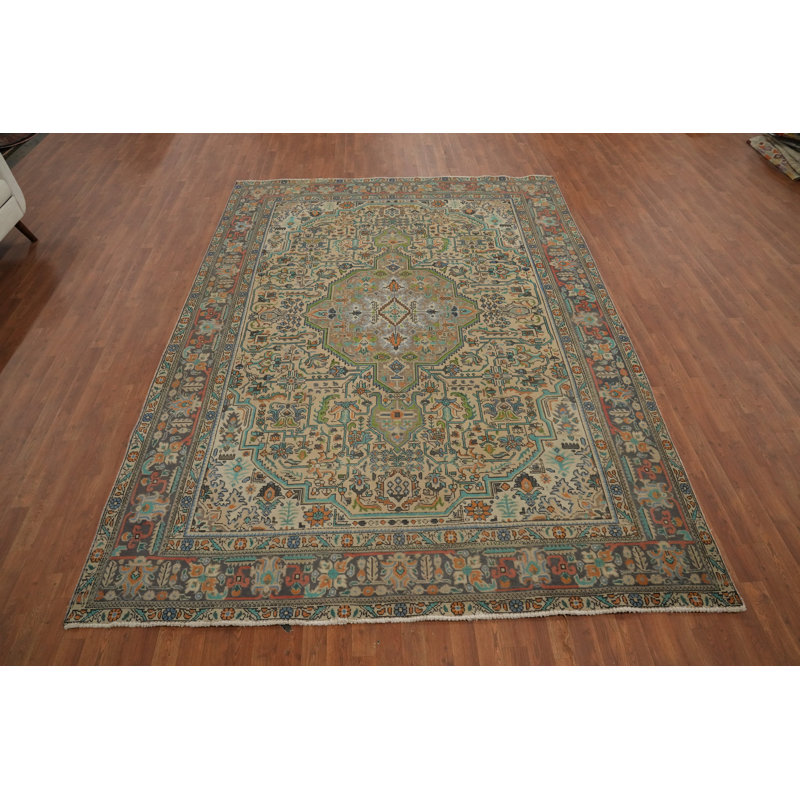 Tapis rétro Vintage Geomeric 8 x 11