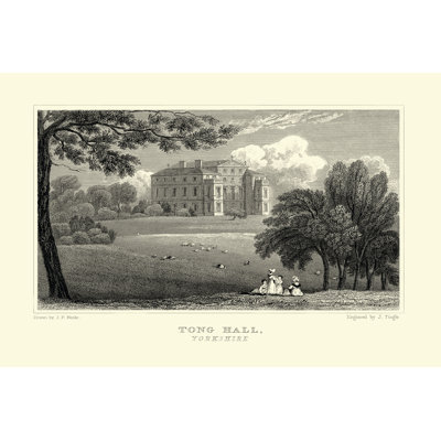 Tong Hall 1 Piece Wrapped Canvas Wall Art