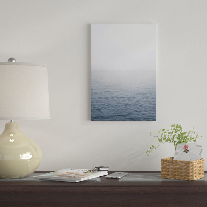 « snow on the lake » par luke anthony gram, reproduction d’impression sur toile tendue, H 18 po x l 12 po x P 1,5 po