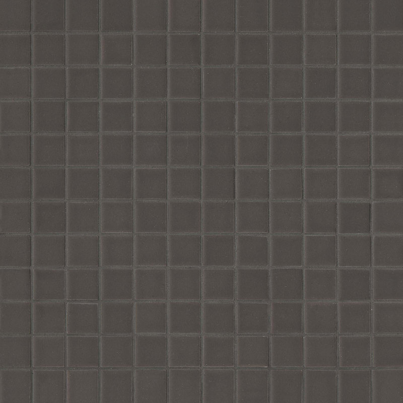 True 1 in. x 1 in. Grid Glazed Porcelain Tile, Metallic