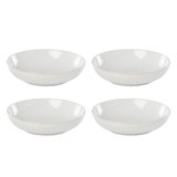 French Perle Groove Pasta Bowls, Set Of 4