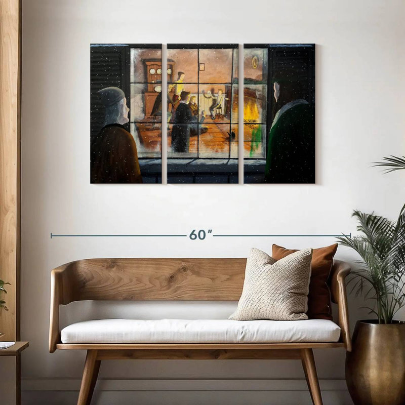 Lelend Christmas Carol, 28" H x 45" W