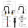 Widespread 2-handle Bathroom Faucet with Drain Assembly