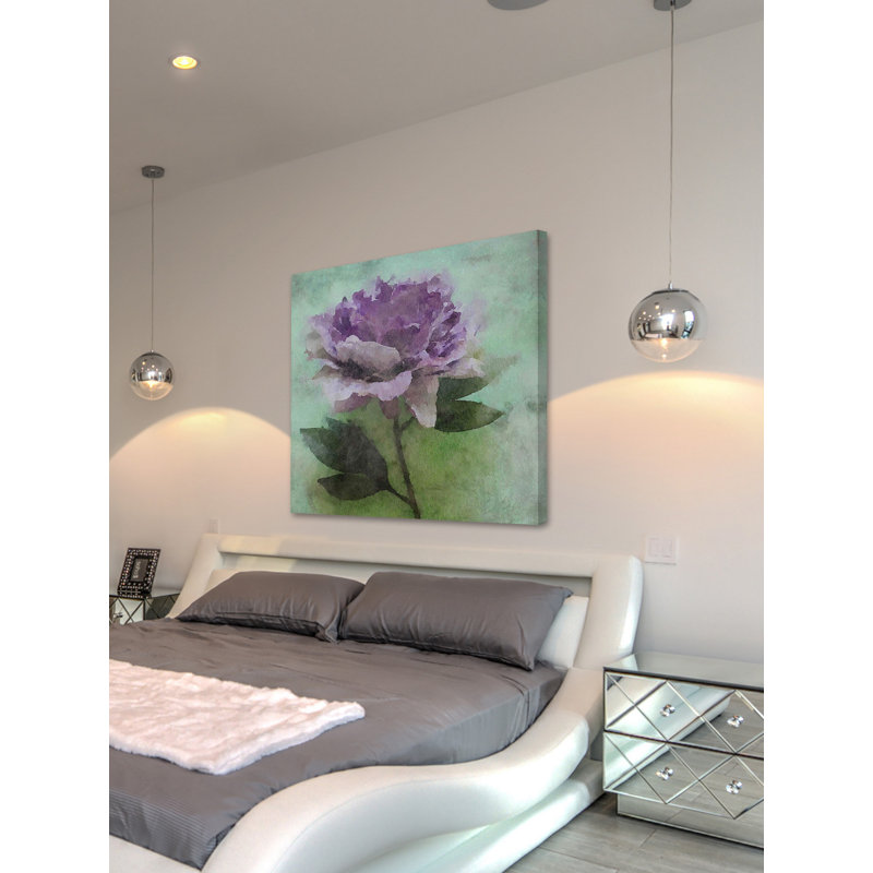 Reproduction d’art sur toile tendue « purple delight » par irena orlov, H 48 po x l 48 po x P 1,5 po